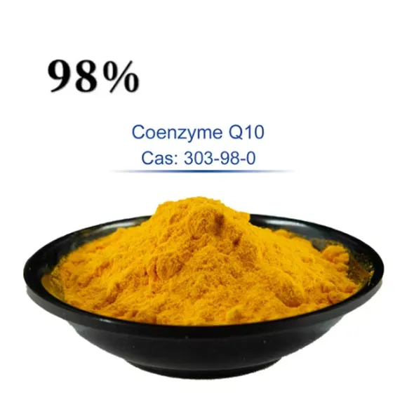 98 ٪ Coenzyme Q10 پاؤڈر فوڈ ضمیمہ CAS 303-98-0