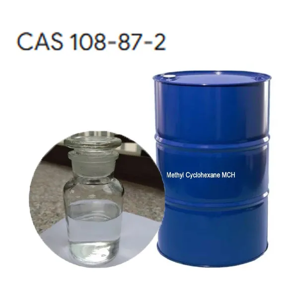 ربڑ کی کوٹنگز CAS 108-87-2 کے لئے بے رنگ مائع میتھیلسائکلوہیکسین MCH