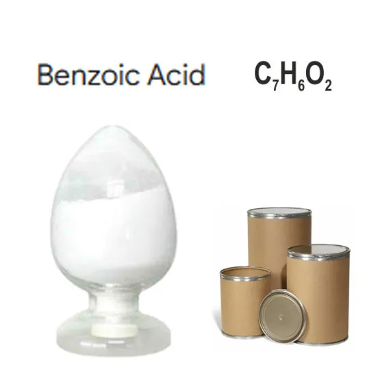 پرزرویٹو CAS 65-85-0 کے لئے نامیاتی کیمیائی بینزوک ایسڈ 99.5 ٪